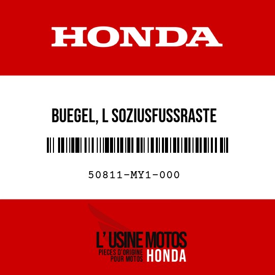 image de 50811-MY1-000 BUEGEL, L SOZIUSFUSSRASTE