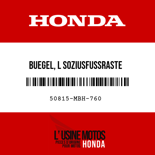 image de 50815-MBH-760 BUEGEL, L SOZIUSFUSSRASTE