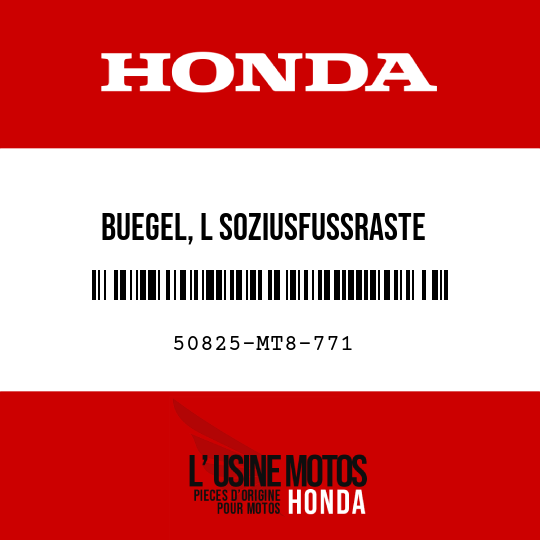 image de 50825-MT8-771 BUEGEL, L SOZIUSFUSSRASTE