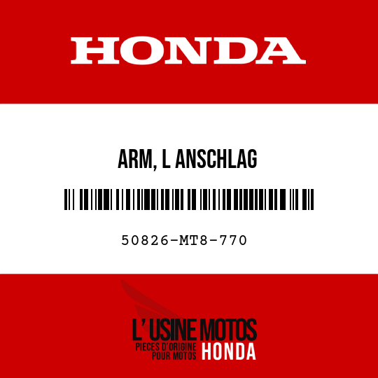 image de 50826-MT8-770 ARM, L ANSCHLAG