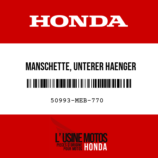 image de 50993-MEB-770 MANSCHETTE, UNTERER HAENGER