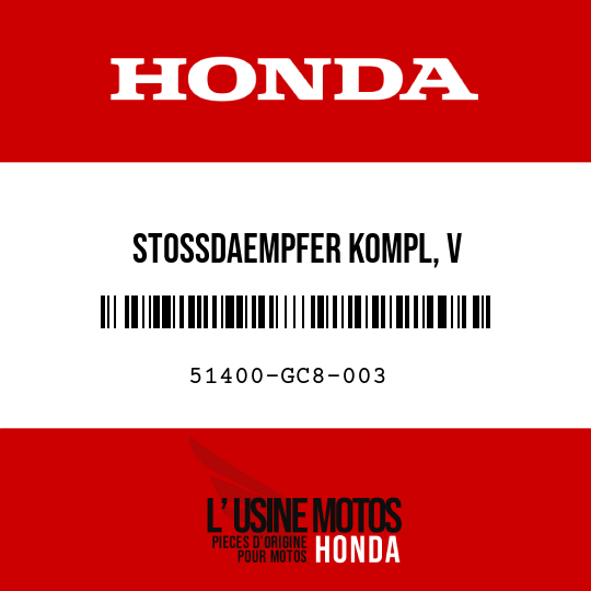 image de 51400-GC8-003 STOSSDAEMPFER KOMPL, V