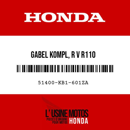 image de 51400-KB1-601ZA GABEL KOMPL, R V R110 