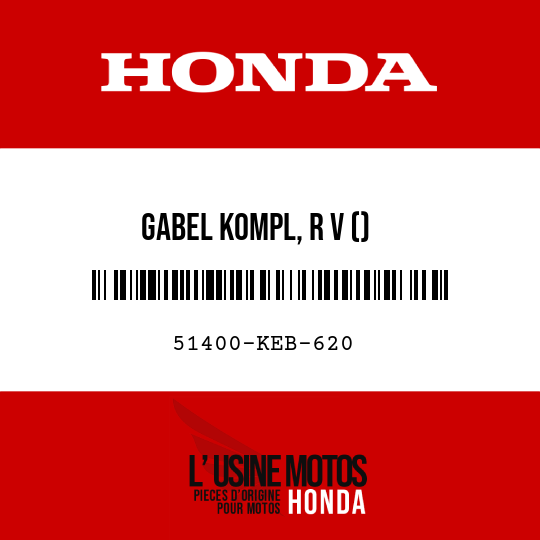 image de 51400-KEB-620 GABEL KOMPL, R V ()