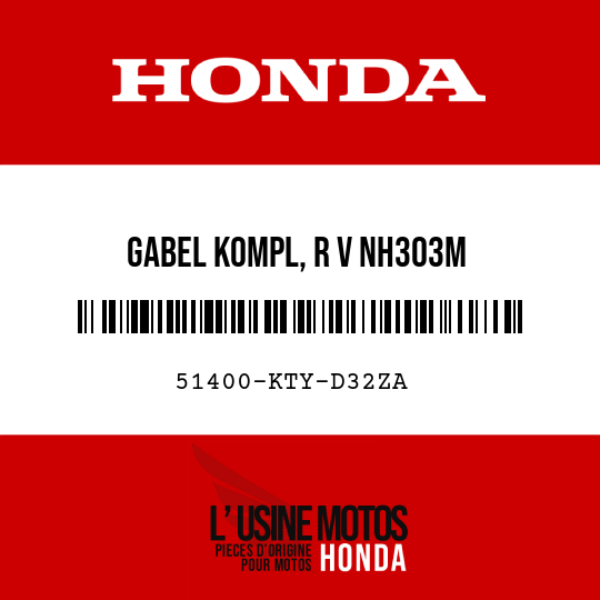 image de 51400-KTY-D32ZA GABEL KOMPL, R V NH303M