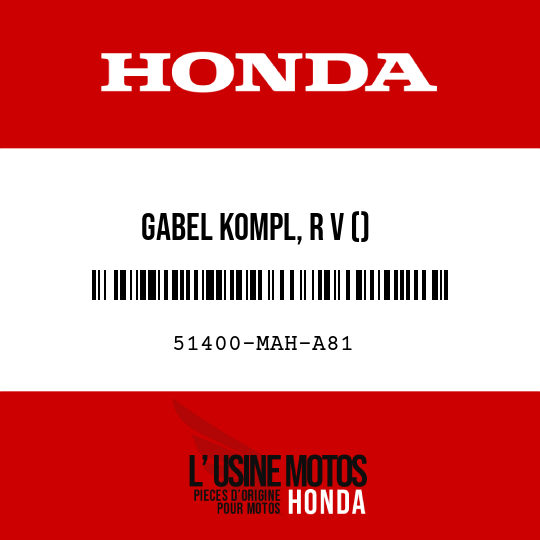 image de 51400-MAH-A81 GABEL KOMPL, R V ()