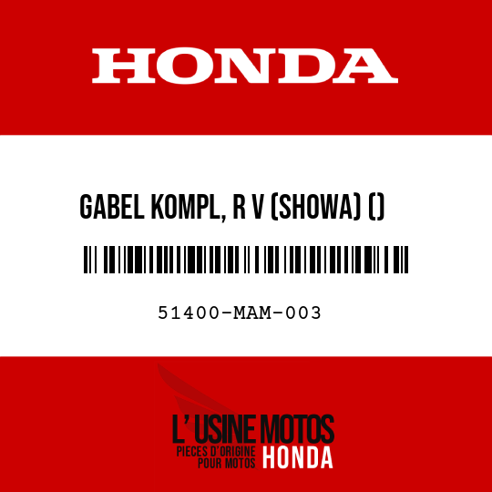 image de 51400-MAM-003 GABEL KOMPL, R V (SHOWA) ()