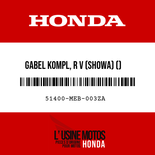 image de 51400-MEB-003ZA GABEL KOMPL, R V (SHOWA) () TNATURAL 