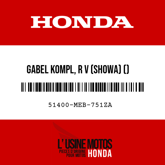 image de 51400-MEB-751ZA GABEL KOMPL, R V (SHOWA) () TNATURAL