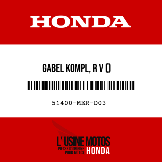 image de 51400-MER-D03 GABEL KOMPL, R V ()