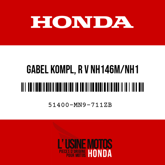 image de 51400-MN9-711ZB GABEL KOMPL, R V NH146M/NH1 