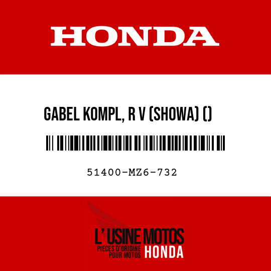 image de 51400-MZ6-732 GABEL KOMPL, R V (SHOWA) ()