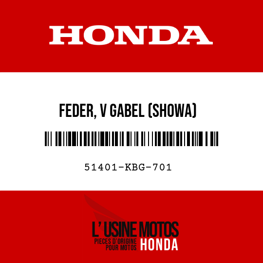 image de 51401-KBG-701 FEDER, V GABEL (SHOWA)