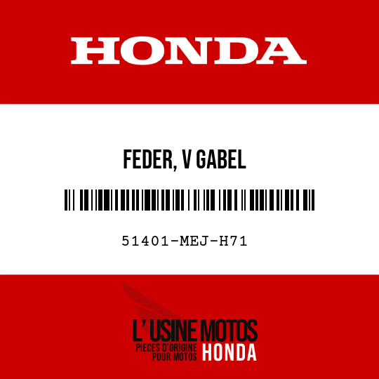 image de 51401-MEJ-H71 FEDER, V GABEL