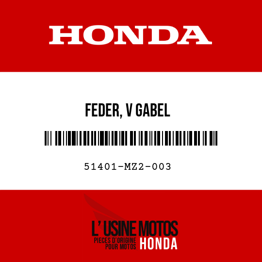image de 51401-MZ2-003 FEDER, V GABEL