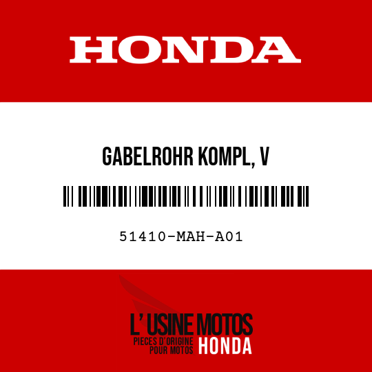 image de 51410-MAH-A01 GABELROHR KOMPL, V