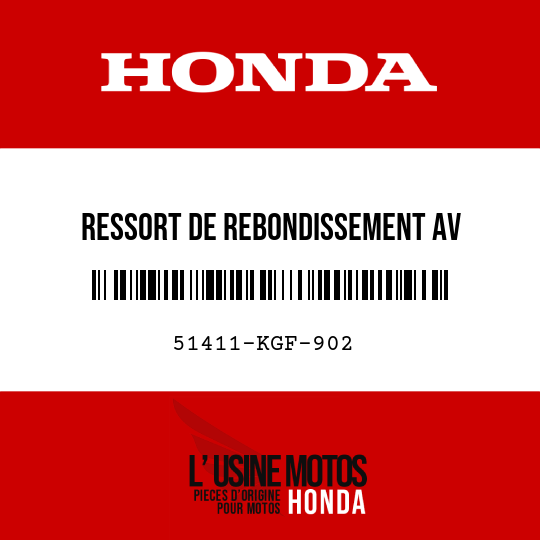 image de 51411-KGF-902 RESSORT DE REBONDISSEMENT AV