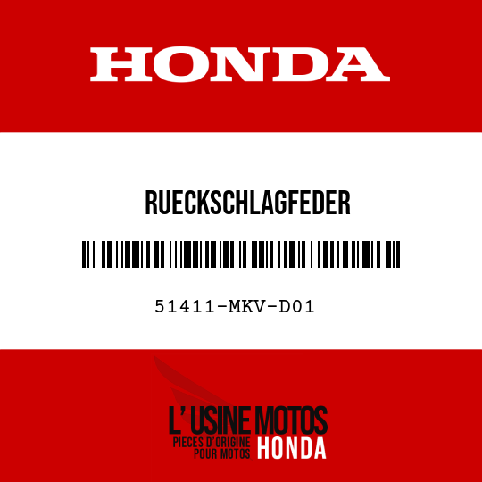 image de 51411-MKV-D01 RUECKSCHLAGFEDER