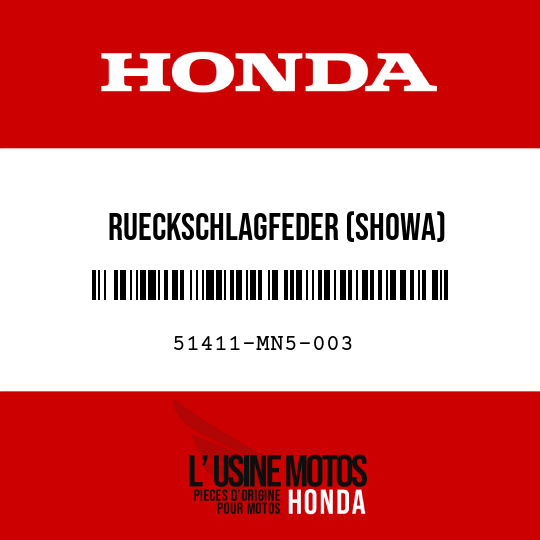 image de 51411-MN5-003 RUECKSCHLAGFEDER (SHOWA)