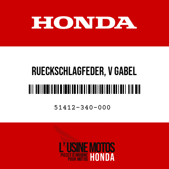 image de 51412-340-000 RUECKSCHLAGFEDER, V GABEL