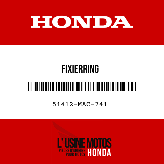 image de 51412-MAC-741 FIXIERRING