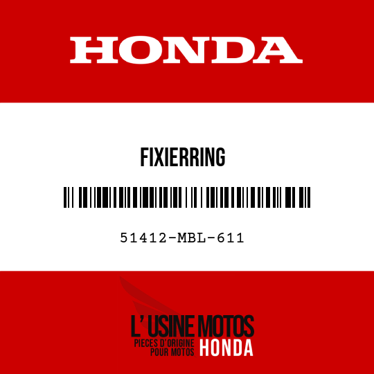 image de 51412-MBL-611 FIXIERRING