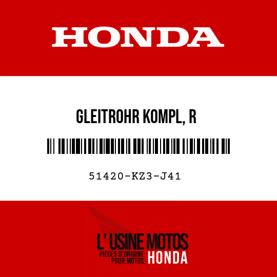 image de 51420-KZ3-J41 GLEITROHR KOMPL, R