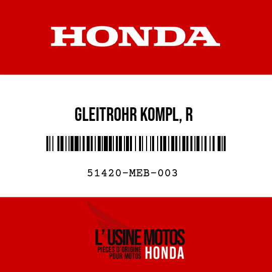image de 51420-MEB-003 GLEITROHR KOMPL, R