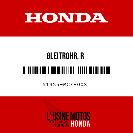 image de 51425-MCF-003 GLEITROHR, R