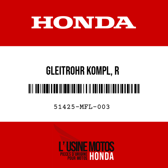image de 51425-MFL-003 GLEITROHR KOMPL, R