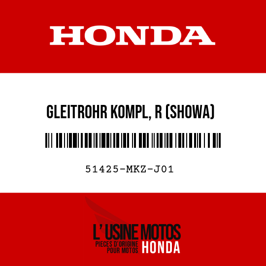 image de 51425-MKZ-J01 GLEITROHR KOMPL, R (SHOWA)