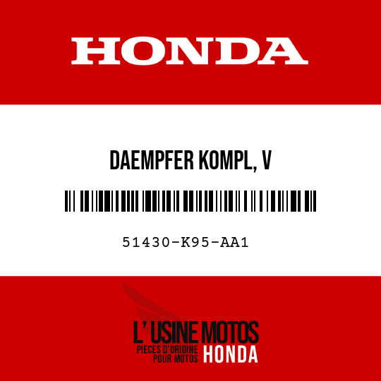 image de 51430-K95-AA1 DAEMPFER KOMPL, V