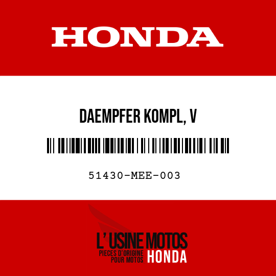 image de 51430-MEE-003 DAEMPFER KOMPL, V