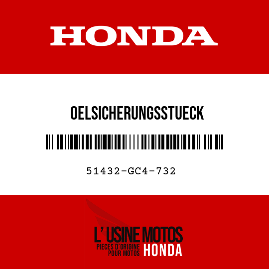 image de 51432-GC4-732 OELSICHERUNGSSTUECK
