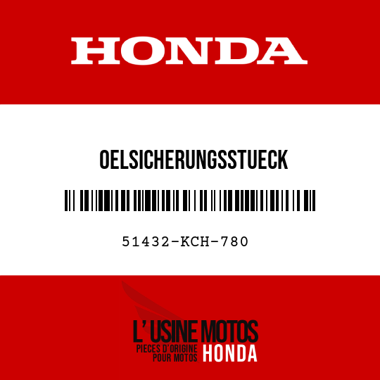 image de 51432-KCH-780 OELSICHERUNGSSTUECK