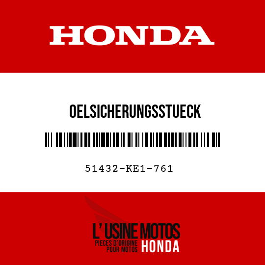 image de 51432-KE1-761 OELSICHERUNGSSTUECK