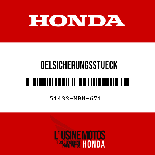 image de 51432-MBN-671 OELSICHERUNGSSTUECK