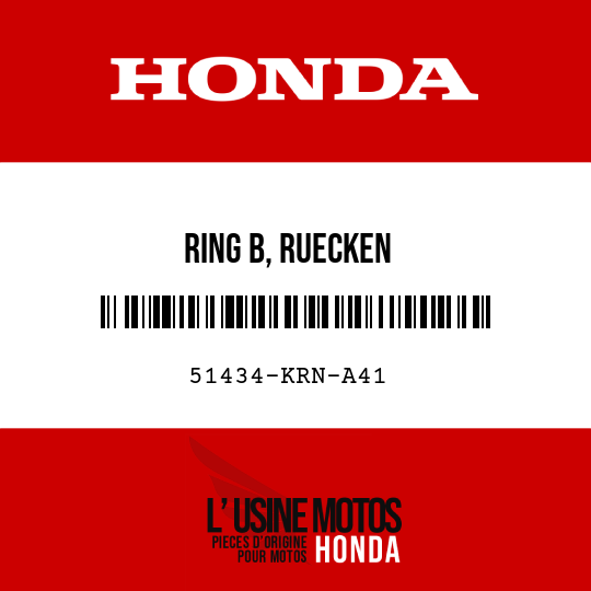 image de 51434-KRN-A41 RING B, RUECKEN