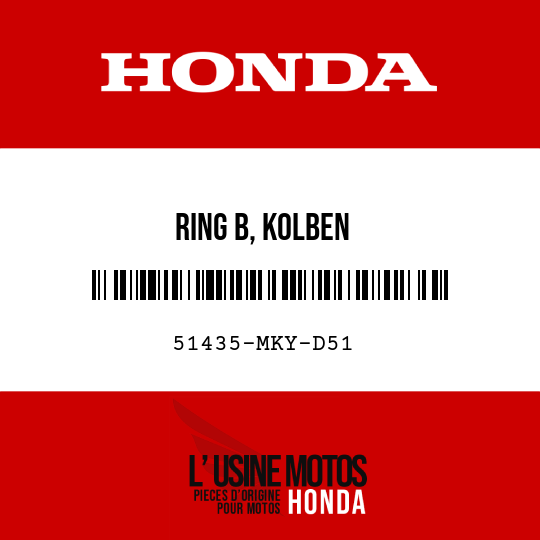 image de 51435-MKY-D51 RING B, KOLBEN