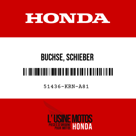 image de 51436-KRN-A81 BUCHSE, SCHIEBER