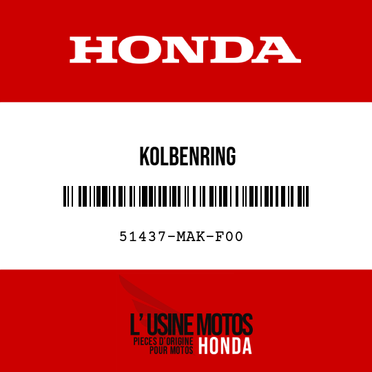 image de 51437-MAK-F00 KOLBENRING