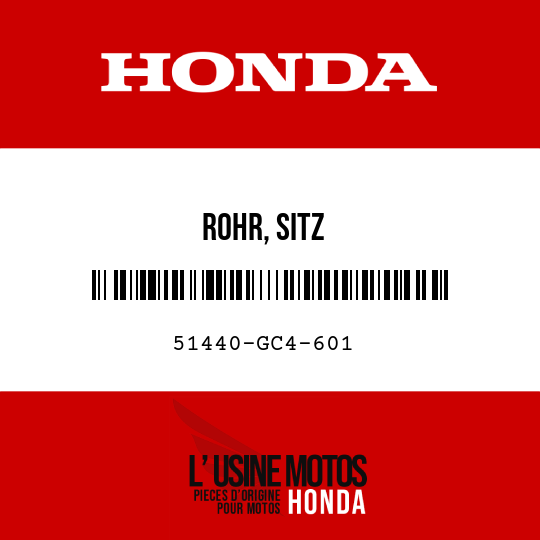 image de 51440-GC4-601 ROHR, SITZ