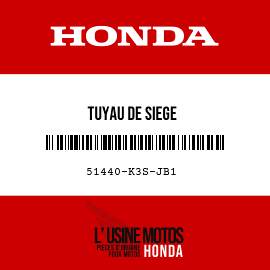 image de 51440-K3S-JB1 TUYAU DE SIEGE