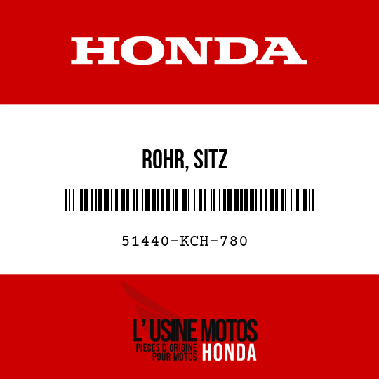 image de 51440-KCH-780 ROHR, SITZ