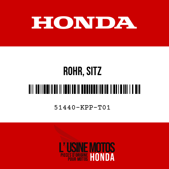 image de 51440-KPP-T01 ROHR, SITZ