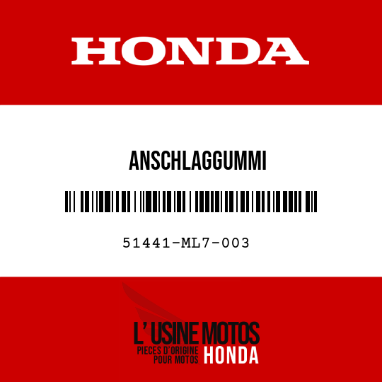 image de 51441-ML7-003 ANSCHLAGGUMMI