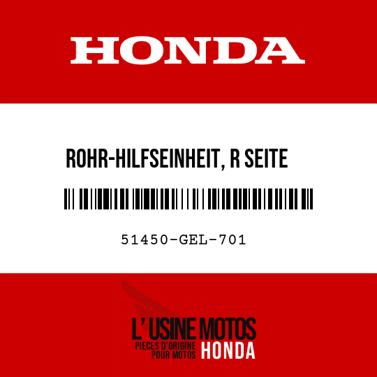 image de 51450-GEL-701 ROHR-HILFSEINHEIT, R SEITE