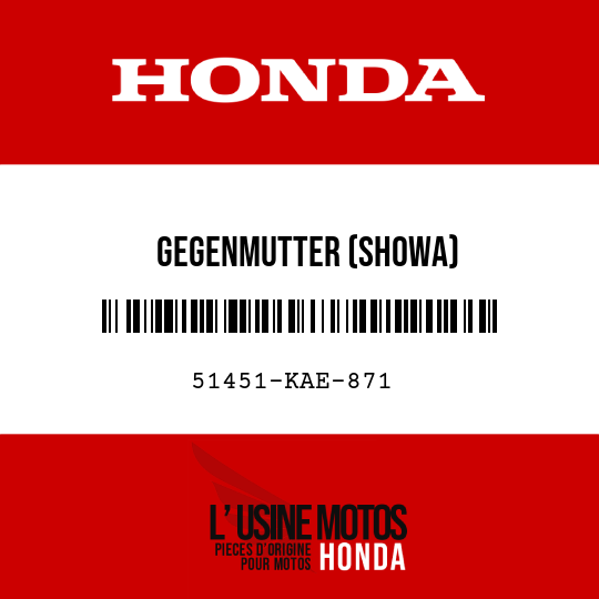 image de 51451-KAE-871 GEGENMUTTER (SHOWA)