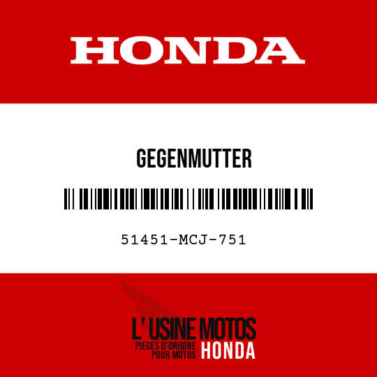 image de 51451-MCJ-751 GEGENMUTTER