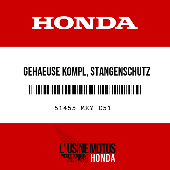 image de 51455-MKY-D51 GEHAEUSE KOMPL, STANGENSCHUTZ